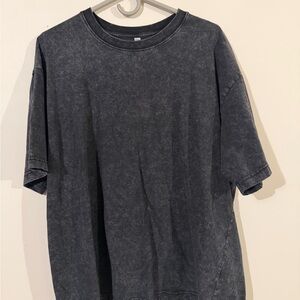 Men's Black Acid wash T-Shirt